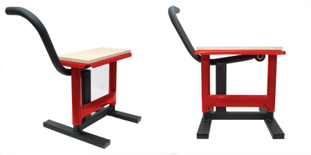 Unelte de ridicare / transport - BIKETEC - cric / stand moto cross, rosu/negru