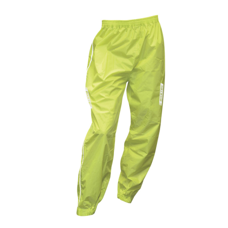 Picioare - BIKETEC - pantaloni de ploaie Rain, galben fluo, marime XL