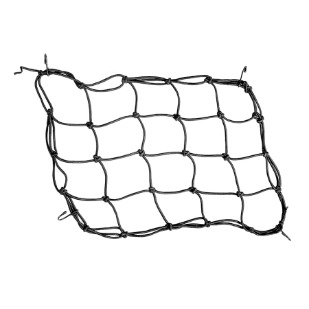 Bagaje si securizare transport - BIKETEC - plasa bagaje tip paianjen 4 mm x 25 cm x 25 cm, 4 carlige rezistente - negru