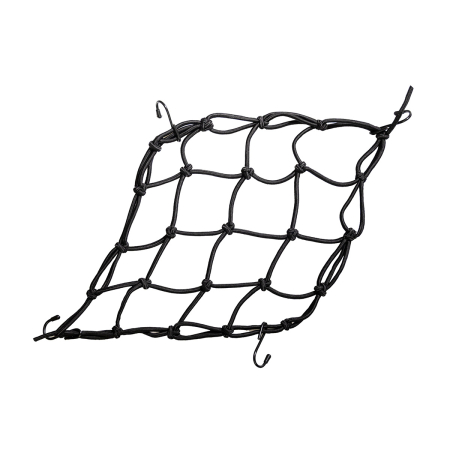 Bagaje si securizare transport - BIKETEC - plasa bagaje tip paianjen 4 mm x 40 cm x 30 cm, 4 carlige - negru