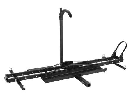 Unelte de ridicare / transport - BIKETEC - platforma simpla transport motocicleta cu blocare roata si suport superior, pentru portbagaj auto