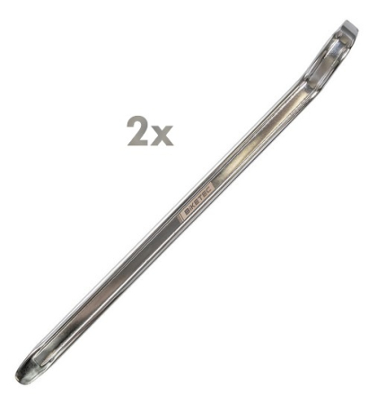 Unelte presiune aer / roti - BIKETEC - set 2 leviere anvelope curbate 500 x 25 x 9 mm (50 cm)