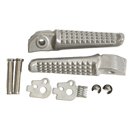 Scărițe - BIKETEC - set scarite pasager complet cu prinderi HONDA CB 1300 '03-12 - argintiu