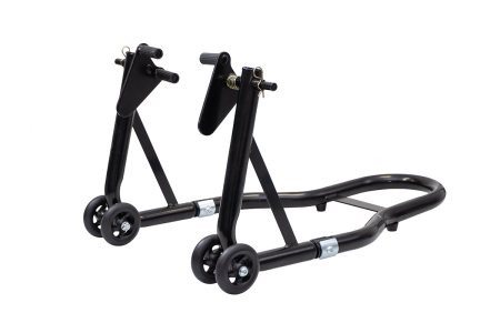 Unelte de ridicare / transport - BIKETEC - stand / cric moto fata - negru