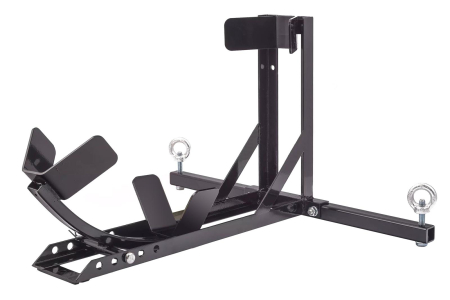 Unelte de ridicare / transport - BIKETEC - stand / suport roata fata pentru transport motocicleta wheel chock, negru