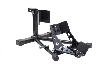 Unelte de ridicare / transport - BIKETEC - stand / suport universal roata fata pentru transport motocicleta Wheel Chock - negru