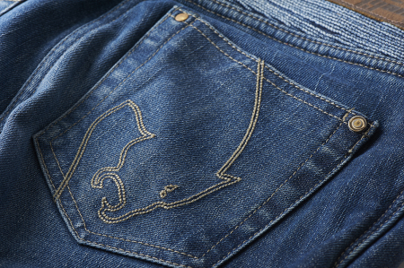 Blugi moto de damă Furygan Purdey Lady de vară, albastru denim [4]