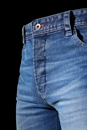 Blugi moto Furygan D12 X Kevlar Straight, albastru new dirty [8]