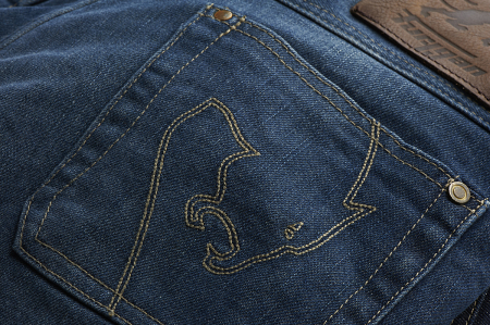 Blugi moto Furygan Steed de vară, albastru denim [4]