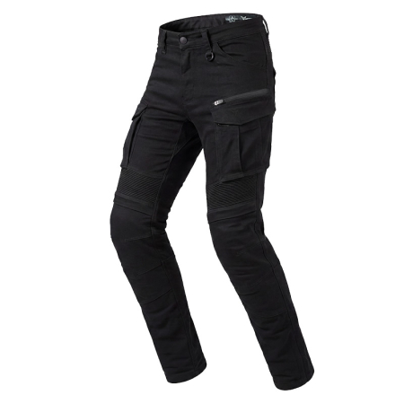 Pantaloni & Blugi - Blugi moto Nordcode Ground slim, negru