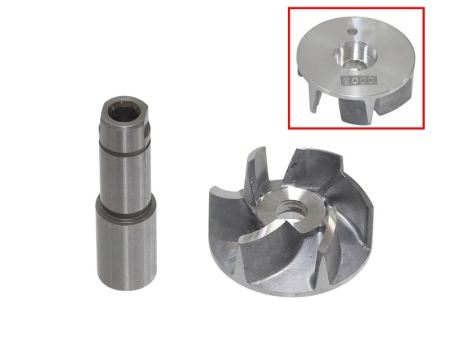 Axuri și rotoare pompă apă - BRONCO - ax si rotor pompa apa KAWASAKI KF x 450R '08-14 (59256-0003)
