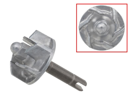 Axuri și rotoare pompă apă - BRONCO - ax si rotor pompa apa YAMAHA YFM 660 GRIZZLY '02-'08, YXR 660 RHINO '04-'07 (5KM-12450-10-00)