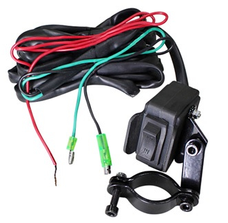 Accesorii moto si ATV - BRONCO - comutator troliu, montaj pe ghidon, mufa veche