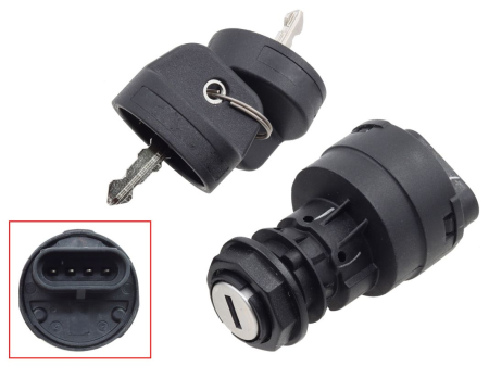 Contacte - BRONCO - contact pornire (contact aprindere) POLARIS SPORTSMAN 450 / 570 '21-25, SPORTSMAN 850 '21-25, SCRAMBLER 1000 '20-26, SPORTSMAN XP 1000 '22-26 (OEM: 4017237;4080413)