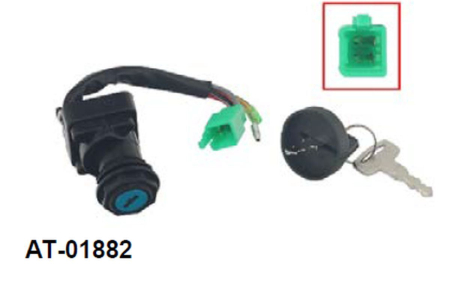 Contacte - BRONCO - contact pornire SUZUKI LT-F 250 QUAD RUNNER '99-'02, LT-4WD / 4WD x '87-'98 (OEM: 37110-19B01, 37110-19B02, 37110-19B03)