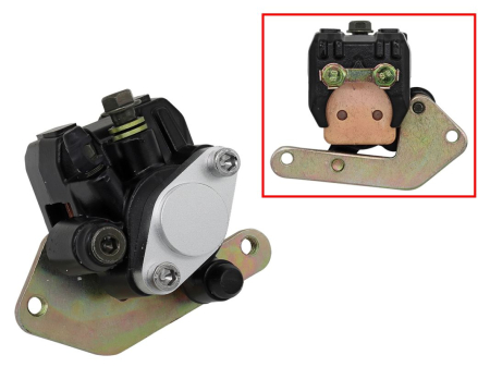 Etriere frână - BRONCO - etrier frana YAMAHA YFS 200 BLASTER '03-'06, YFM 350 WOLVERINE '95-'05, YFZ 350 BANSHEE '87-'06, YFM 660R RAPTOR '01-'05 (spate) (OEM: 1UY-2580W-01) (AT-05A01)