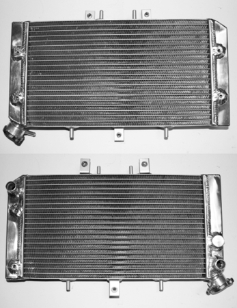 Radiatoare - BRONCO - radiator POLARIS OUTLAW 450 S '08-10, 500 '03-07, 525 '07-11 ranforsat, capacitate marita (buc.)