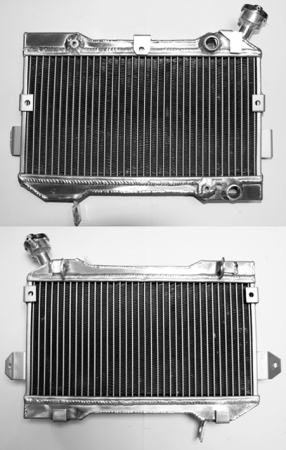 Radiatoare - BRONCO - radiator SUZUKI LTR 450 '06-09 ranforsat, capacitate marita (buc.)