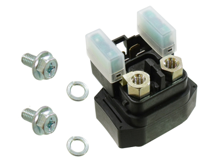 Releu electromotor - BRONCO - releu electromotor YAMAHA ATV YFM250 / 350 / 400 / 450 / 660 dreptunghiular, cu suport cauciuc si siguranta