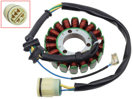 Bobinaje (statoare) și rotoare - BRONCO - Stator  HONDA TRX 350 RANCHER FE / FM / TE / TM '00-'06 (OEM: 31120-HN5-M02; 31120-HN5-671; 31120-HN5-672; 3 1120-HN5-)