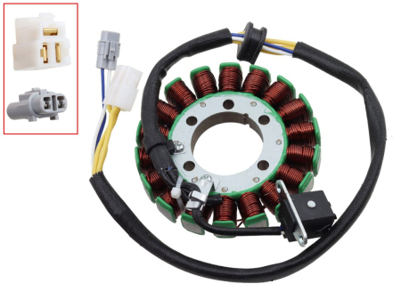 Bobinaje (statoare) și rotoare - BRONCO - Stator  SUZUKI LT-R 450 / Z '06-'09 (OEM: 32101-45G10; 32101-45G00; 32101-45G11)