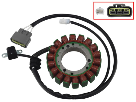 Bobinaje (statoare) și rotoare - BRONCO - Stator  YAMAHA YFM 450 KODIAK 4WD / EPS / HUNTER '18-'24 (OEM: BB5-81410-00)