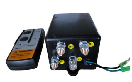 Accesorii moto si ATV - BRONCO - telecomanda fara fir cu receptor pentru troliu, mufa veche