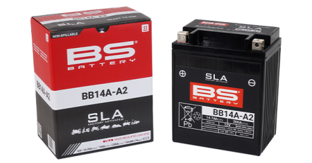 Baterii - BS BATTERY - acumulator BB14A-A2 (YB14A-A2), 12V, 14Ah, 200A, 134x88x176 mm, fara intretinere, activat de fabrica, inlocuieste 310572
