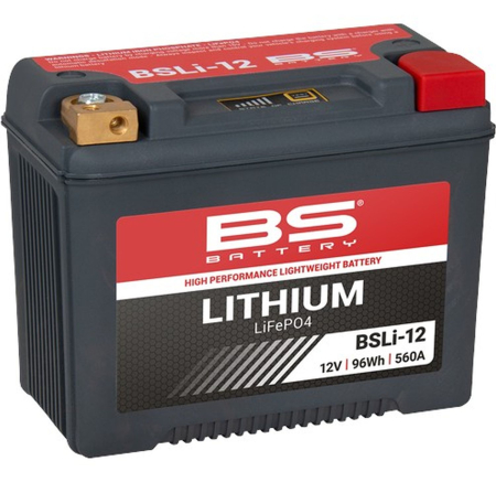 Baterii - BS BATTERY - acumulator LiFePO4 BSLI-12 cu indicator de incarcare, 12.8V, 8Ah, 96Wh, 560A, 165x86x130 mm