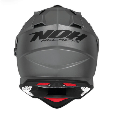 Cască moto adventure NOX N312 Gri Titan Mat [2]