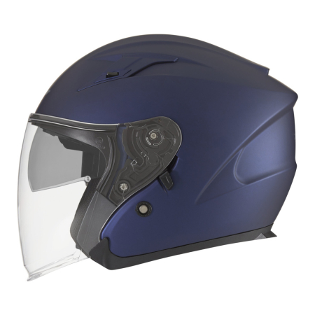 CASTI - Cască moto jet NOX N128 Albastru Metalizat