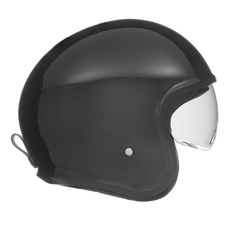 CASTI - Cască moto jet NOX Premium Next Negru Lucios