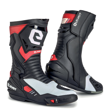 Cizme moto racing Eleveit S Miura Evo Air, negru/alb [1]