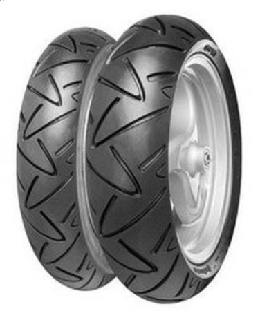 Anvelope moto si scutere - CONTINENTAL Anvelopa  100/80-10 CONTITWIST 58M TL M/C Fata /Spate DOT 01/2025 (240104)