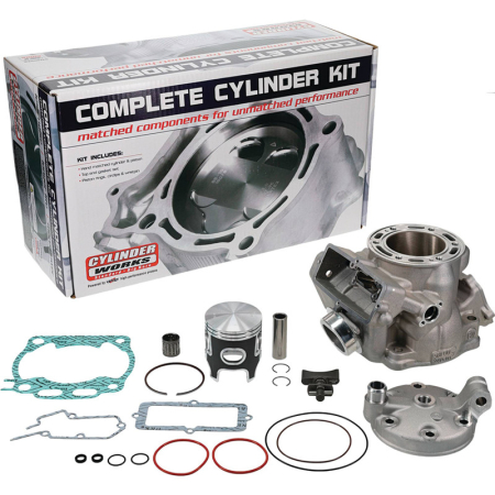 Yamaha - CYLINDER WORKS - kit cilindru complet YAMAHA YZ 250 99-'25 2T, FANTIC XX 250 22-25 (66,40 MM) NICASIL ( piston 22584 B/C, cilindru, top-end, supapa, chiulasa )