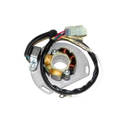 Bobinaje (statoare) și rotoare - ELECTROSPORT - Stator  cu lumini KTM 125/200/250/300 EXC/SX/XC 06- (50W) set cu placa si impulsator