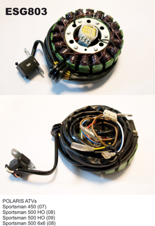 Bobinaje (statoare) și rotoare - ELECTROSPORT - Stator  POLARIS SPORTSMAN 450/500 (07-09)