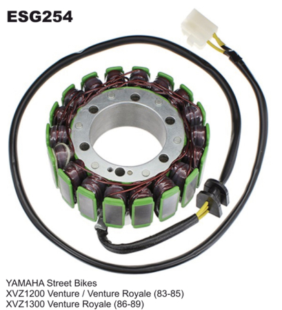 Bobinaje (statoare) și rotoare - ELECTROSPORT - Stator  YAMAHA XVZ 1200/1300 VENTURE ROYALE (83-89)