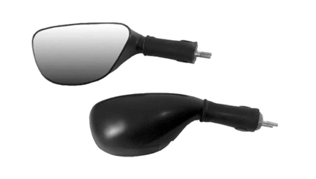 Oglinzi - EMGO - oglinda dreapta KAWASAKI ZX-6R '98-'02, ZZR 600 '05-'08, ZX-9R '98-'03 - OEM 56001-1484 - neagra - omologare - model OEM