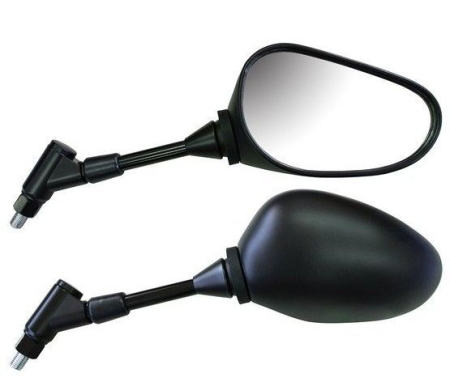 Oglinzi - EMGO - oglinda stanga YAMAHA XJ6 N '09-'16, FZ8 N '10-'15 - OEM 20S-26290-10 - neagra - omologare - model OEM