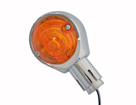 Semnalizări - EMGO - semnalizari (pereche) pentru capete ghidon 1" 25 MM universale (tip BMW) cromata