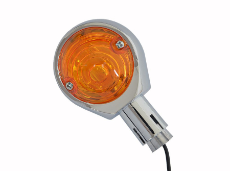 Semnalizări - EMGO - semnalizari (pereche) pentru capete ghidon 7/8" 22 mm universale (tip BMW) cromata