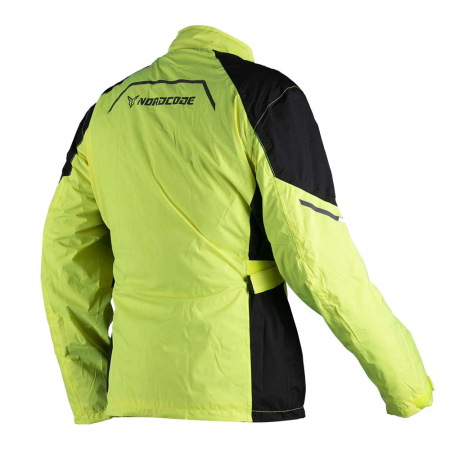 Geacă de ploaie moto Nordcode Storm, fluo [2]