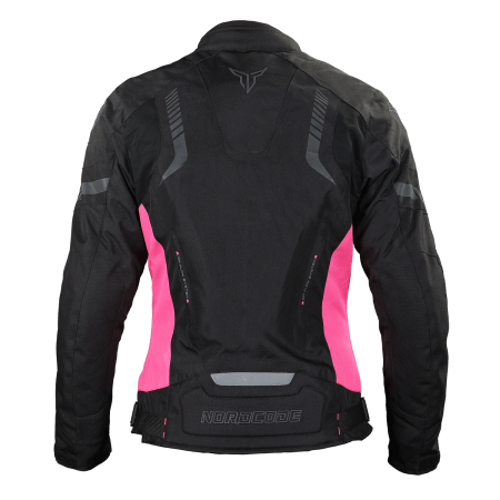 Geacă moto damă Nordcode Amazon 3 sezoane, negru/roz [3]