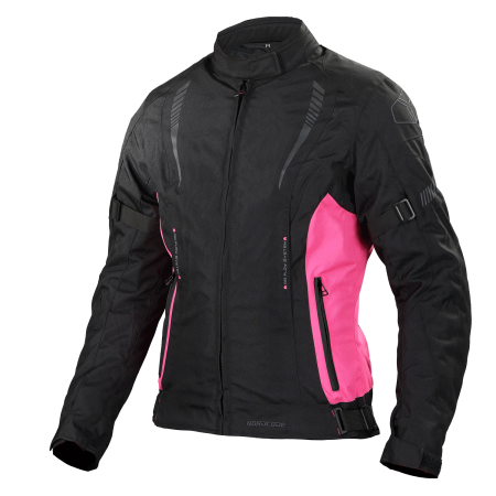 ECHIPAMENTE - Geacă moto damă Nordcode Amazon 3 sezoane, negru/roz