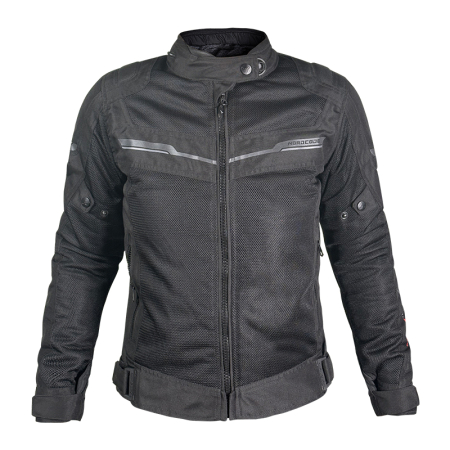 Geacă moto damă Nordcode Escape WP de vară cu membrană, negru [1]