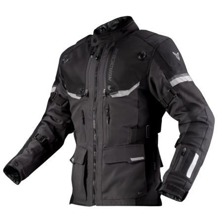 ECHIPAMENTE - Geacă moto damă Nordcode Himalayan adventure 4 sezoane, negru/gri închis