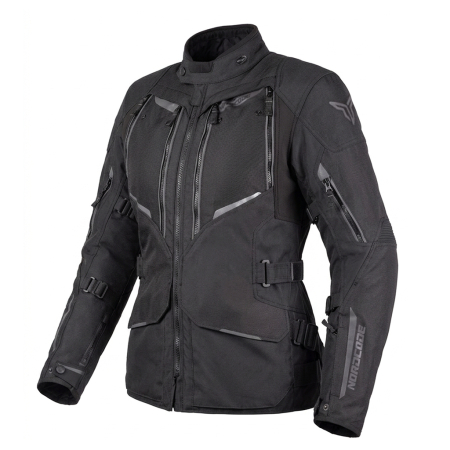 ECHIPAMENTE - Geacă moto damă Nordcode Odyssey touring 4 sezoane, negru