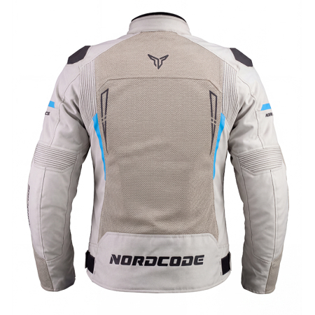 Geacă moto damă Nordcode Top Speed Air WP de vară cu membrană, gri deschis [2]
