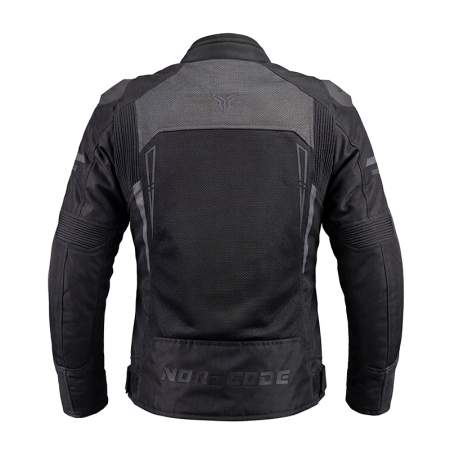 Geacă moto damă Nordcode Top Speed Air WP de vară cu membrană, negru/gri închis [2]